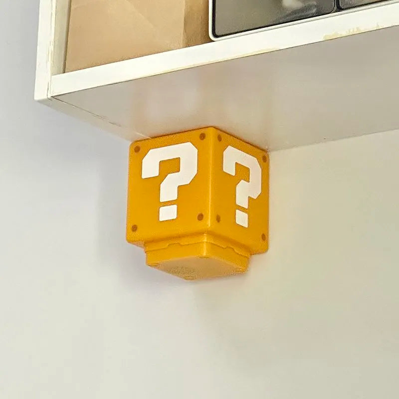 Super Mario Bros Lamp - 8cm Question Mark Brick Music Night Light with Sound, USB Charging Desk Light for Kids, Gifts, and Toys