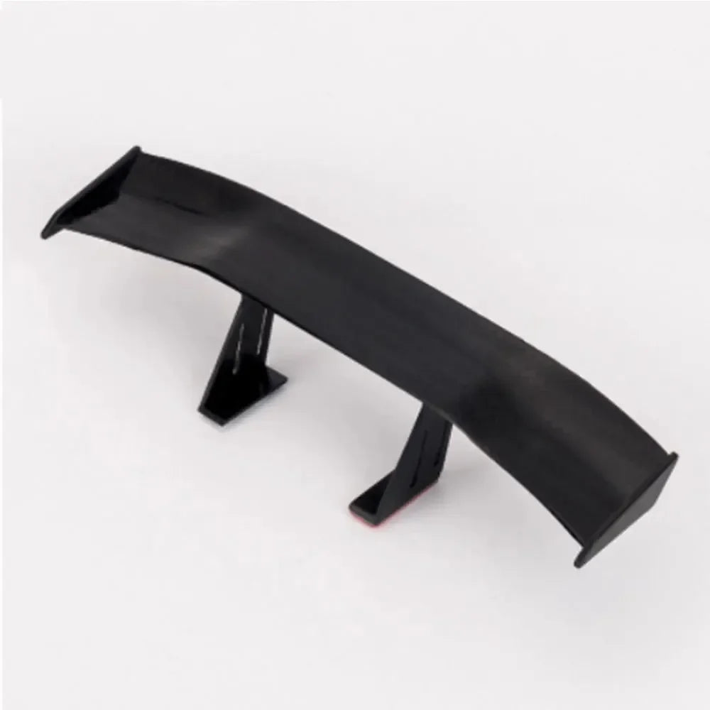 Mini Carbon Fiber Look Rear Spoiler - GT Style Car Winglet Decoration Auto Exterior Accessory