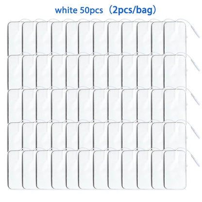 5×9cm Non-Woven Electrode Pads – 2mm Plug for TENS Muscle Stimulator & Acupuncture Machine, Gel Patch Accessories