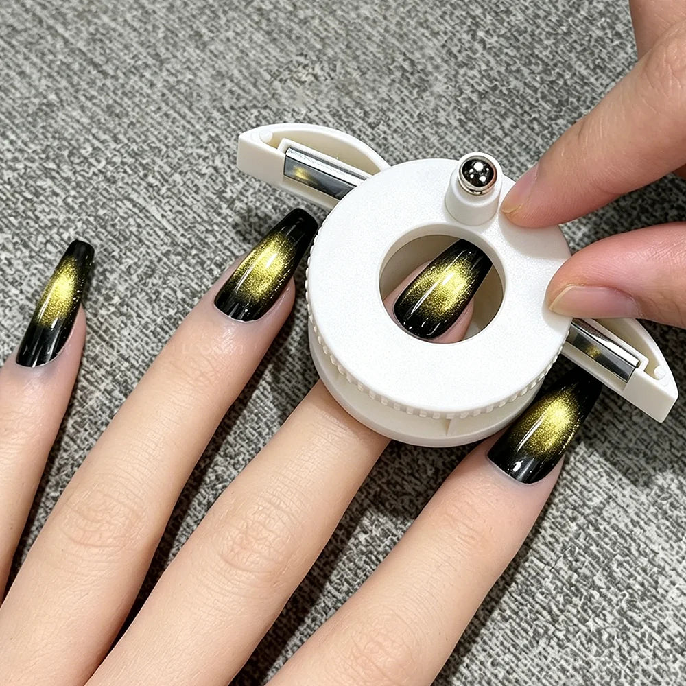 Cat Eye Nail Art Magnet - Strong Magnetic Tool for Gel Polish and Glass Bead Effects