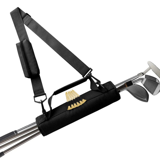 Mini Lightweight Golf Club Bag – Portable Carrier for Golfer with/without Ball Pouch, Driving Range & Training Case