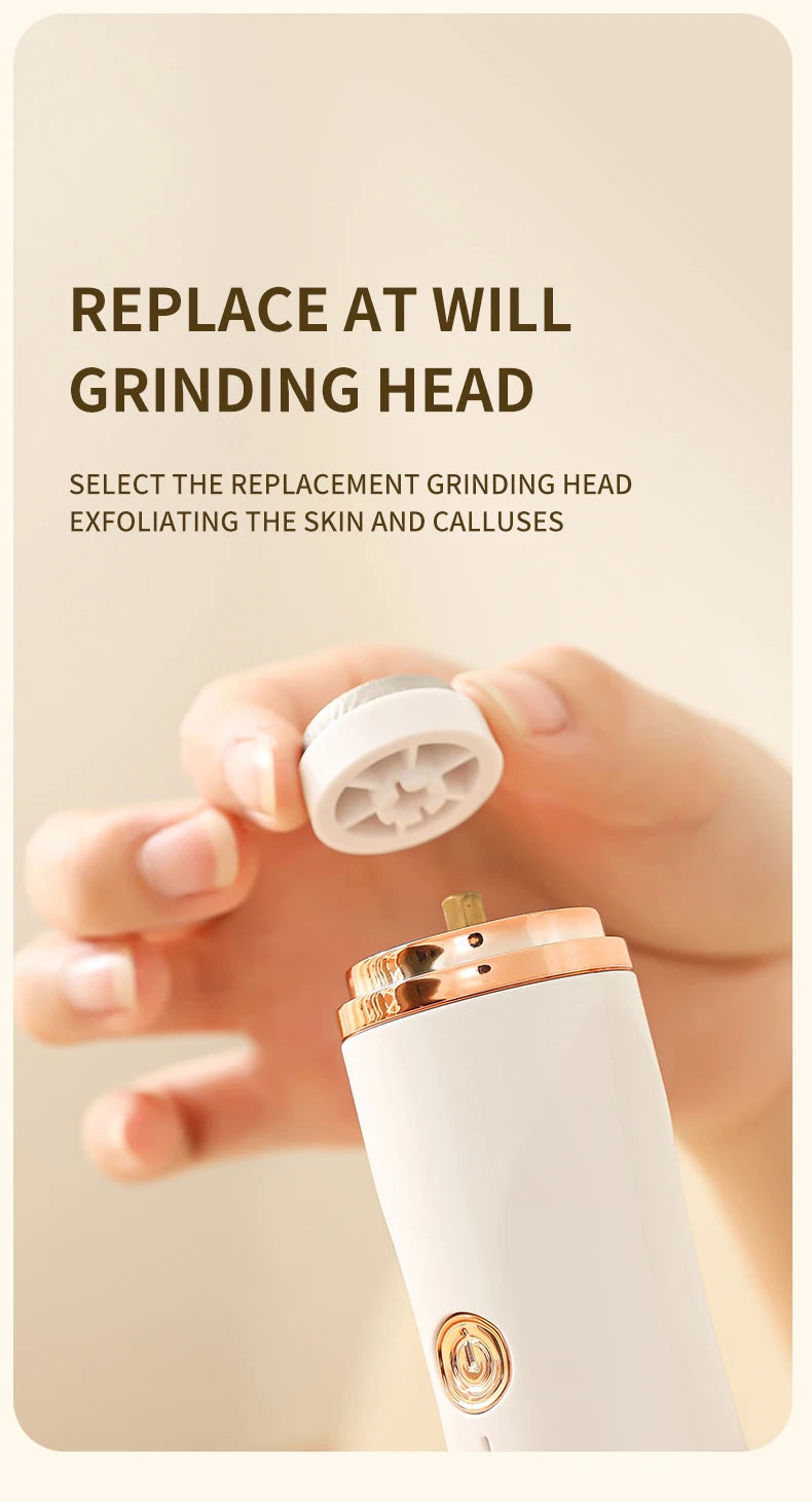 HOMFISH Electric Foot Grinder – Automatic Callus Remover Pedicure Machine for Smooth and Beautiful Feet
