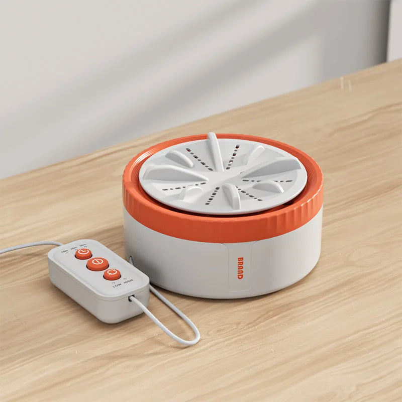 3 Gear Mini Washing Machine – Portable Rotating Turbine Washer for Underwear, Socks & Baby Clothes