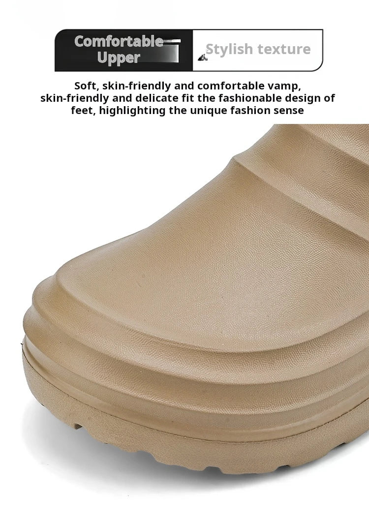 Summer Chef Shoes – Anti-Slip & Oil-Proof Work Slippers, Casual Trendy One-Step Fashion Sports Shoes