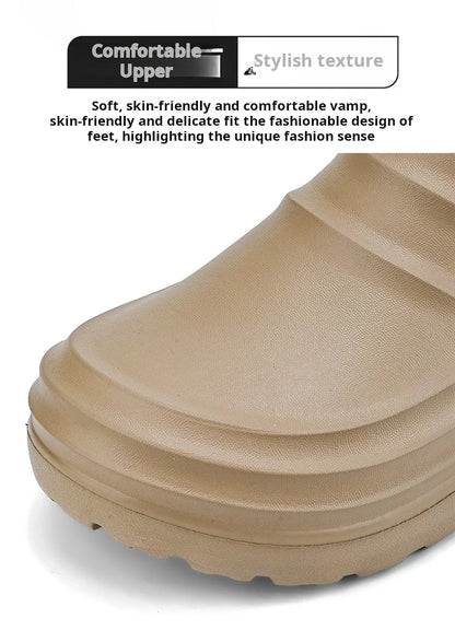 Summer Chef Shoes – Anti-Slip & Oil-Proof Work Slippers, Casual Trendy One-Step Fashion Sports Shoes