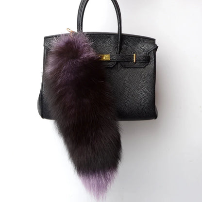 Cute Fluffy Bunny Fur Keychain – Plush Pom Pom Bag Charm and Car Key Ring with Hair Bow