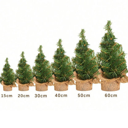 Mini Christmas Tree 20/30/40cm – Desktop Xmas Trees for Home Decor, Kids DIY Handicraft & New Year Gift