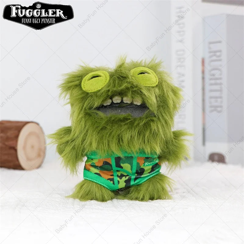 Original Fuggler Ugly Teeth Plush Keychain – Wide-Eyed Monster, Alien & Rabbit Peluche Pendant Toy