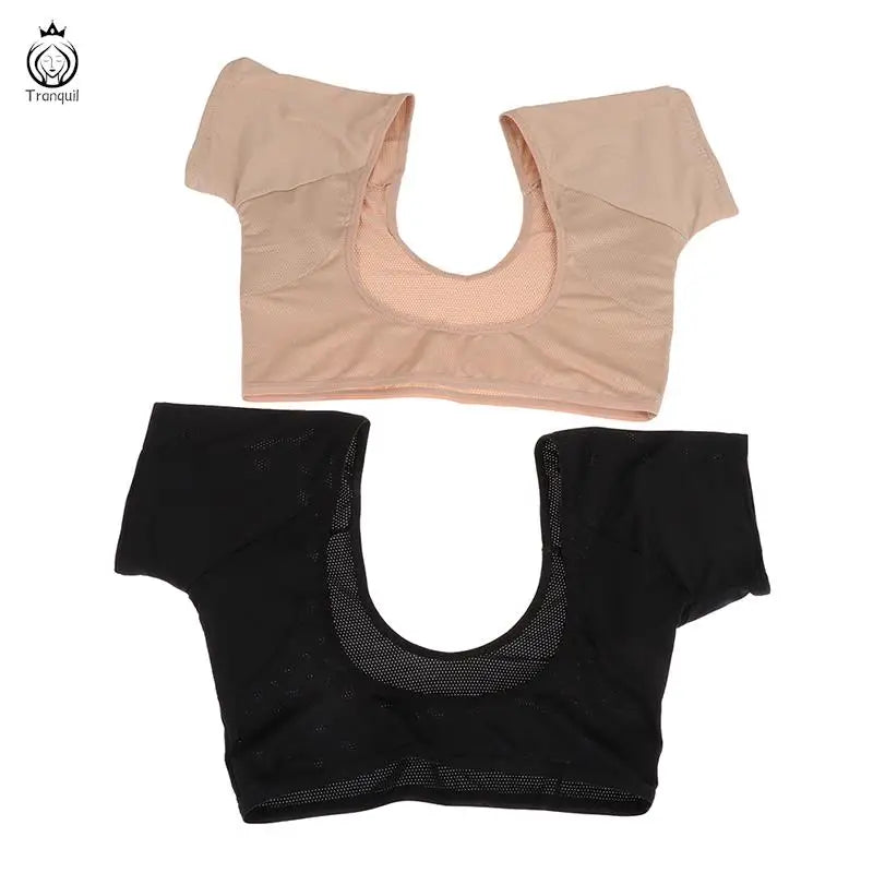 T-shirt Shape Sweat Pad: Reusable Washable Armpit Sweat Pads for Women - Perfume Absorbing Anti-Sweat Deodorant