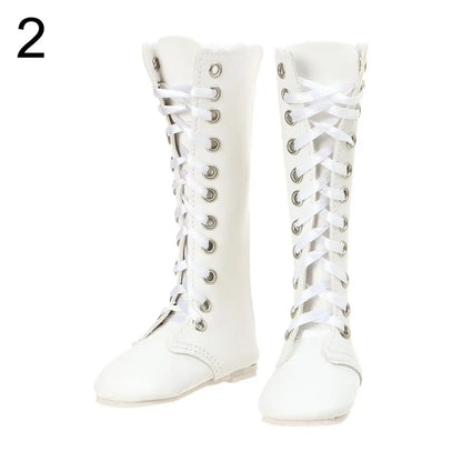 BJD Doll Accessories 60cm – 1/3 Scale 7.5cm High Heel Boots & Sandals for Girl Dolls, Dress-Up Playhouse Toy Shoes