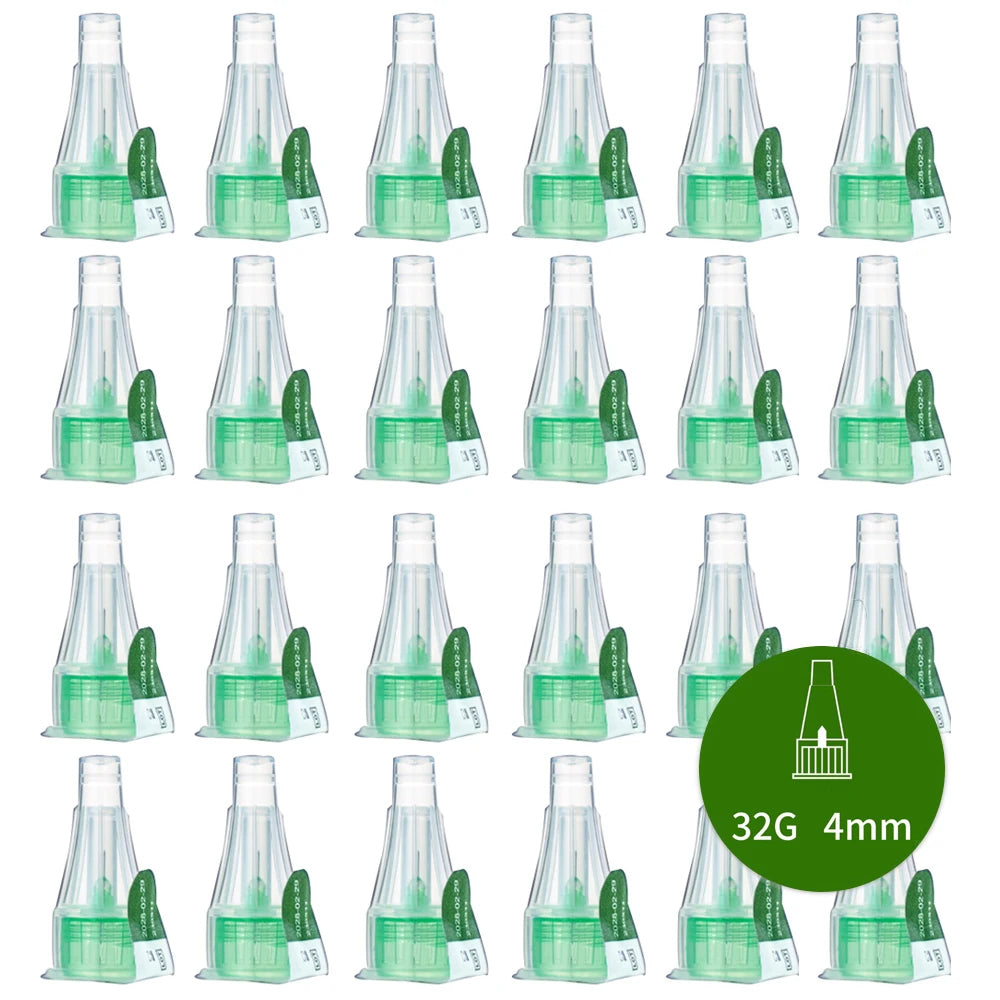 10/20/30/50/100PCS Magic Pen Tip Cartridges — 3ml Empty Cassette Bottles with Individual Packaging for Lilly Insulin Pen (4mm/6mm/8mm)