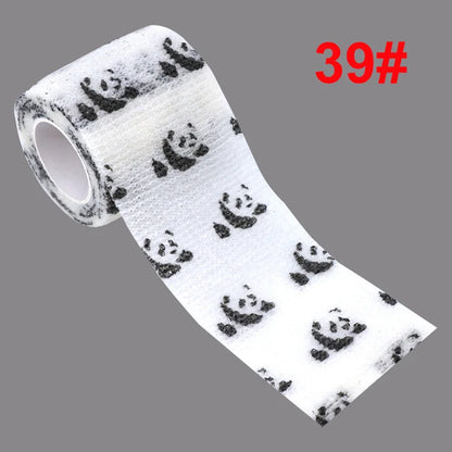 Animal Print Self Adhesive Elastic Bandage - 4.5m Sports Wrap Tape for Joints, Fingers & Pets