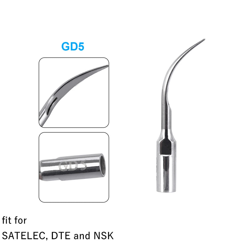 AZDENT Dental Ultrasonic Scaler Tips – Scaling, Periodontics, Endo, Perio Tips for EMS, Woodpecker, DTE, NSK, SATELEC Scalers