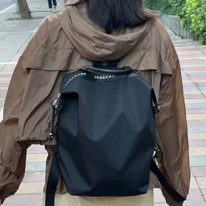 Large Capacity Travel Backpack – Nylon Shoulder Bag for Men & Women, Eco-Friendly Laptop Bag