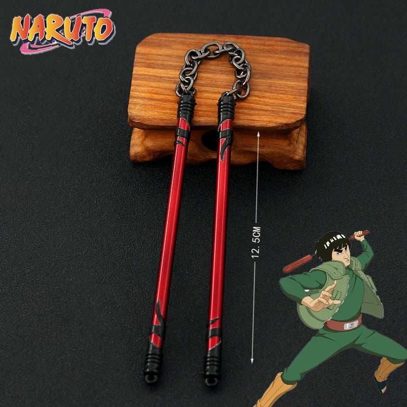 Anime Naruto Weapon Keychain Set – Metal Models of Asuma, Zabuza Sword, Kisame, Hidan, Minato Kunai & Flying Thunder God Cosplay Toys for Boys