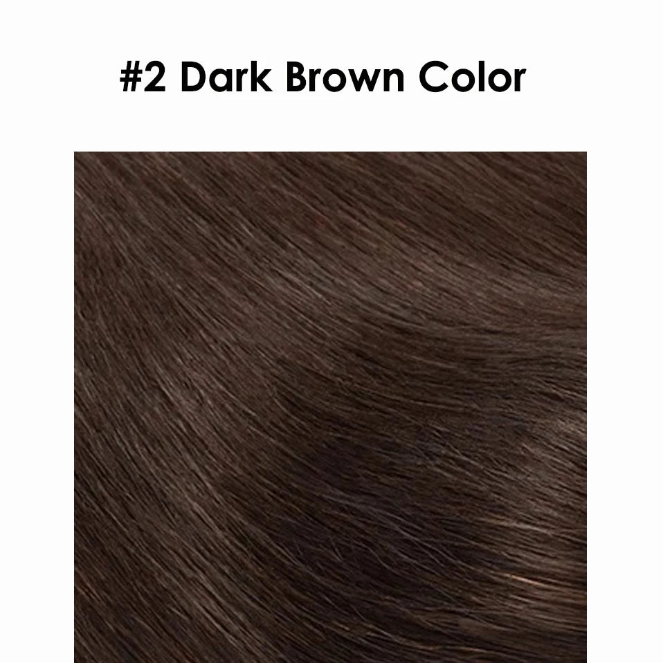Virgin Human Hair 8x8 Inch Wefted Topper – 4x4 Inch HD Lace Base, Natural Black & Brown Hair Clips, Hairpiece for Women