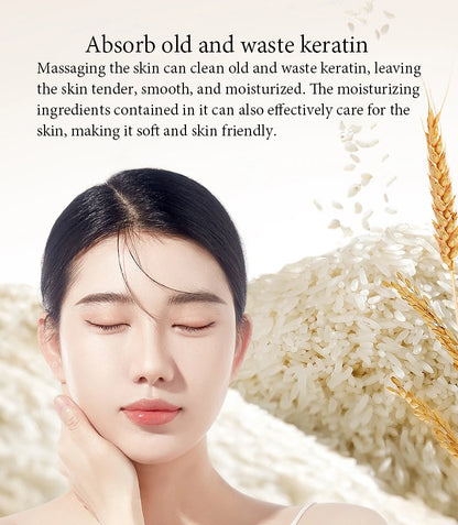 BIOAQUA White Rice Exfoliating Gel – Moisturizing & Nourishing Facial Scrub for Smooth Skin Skincare