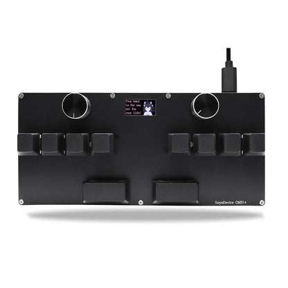 CM51 SayoDevice Rapid Trigger Gaming Keypad with Knob & Screen – Magnetic Switch Macro Keyboard for OSU, DJMAX & Shortcuts