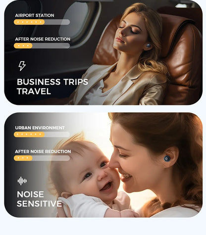 Super Soft Reusable Ear Plugs – Noise Reduction for Sleeping, Travel, Work & Concerts