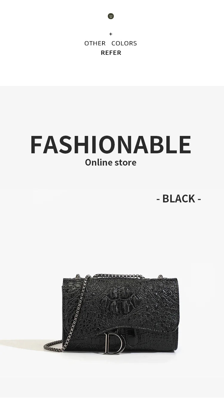 Women's Luxury Crossbody Handbag – Sequined Shoulder Messenger Bag with Chains, Casual Purses & Handbags