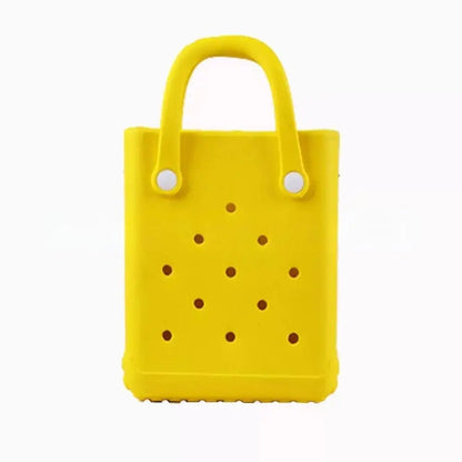 Fashion EVA Beach Bag – DIY Cartoon Style Shoulder & Crossbody Travel Tote, Lightweight Holiday Storage & Accessory Bag