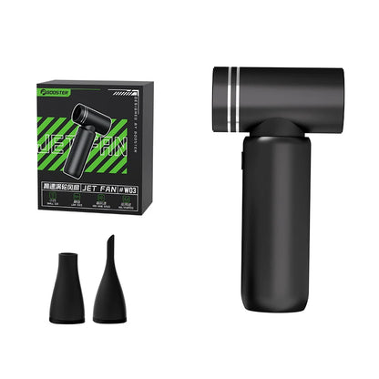 110,000RPM Booster Jet Fan Turbo Mini – Portable Electric Air Blower for Car Cleaning and Air Duster