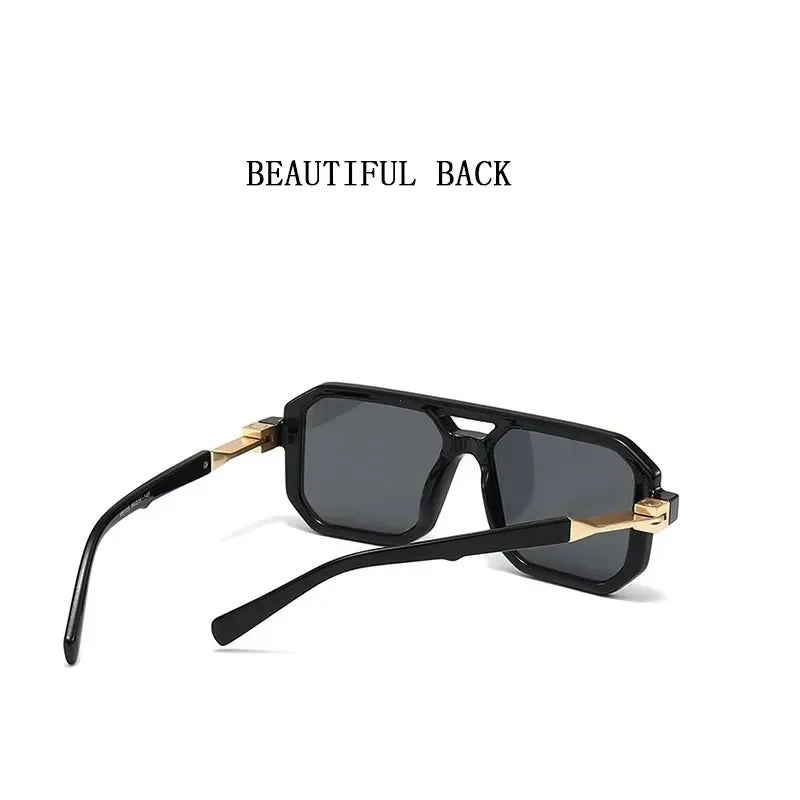 2024 Vintage Fashion Sun Protection Sunglasses – Square Retro Shades for Men & Trendy Women’s Gafas De Sol