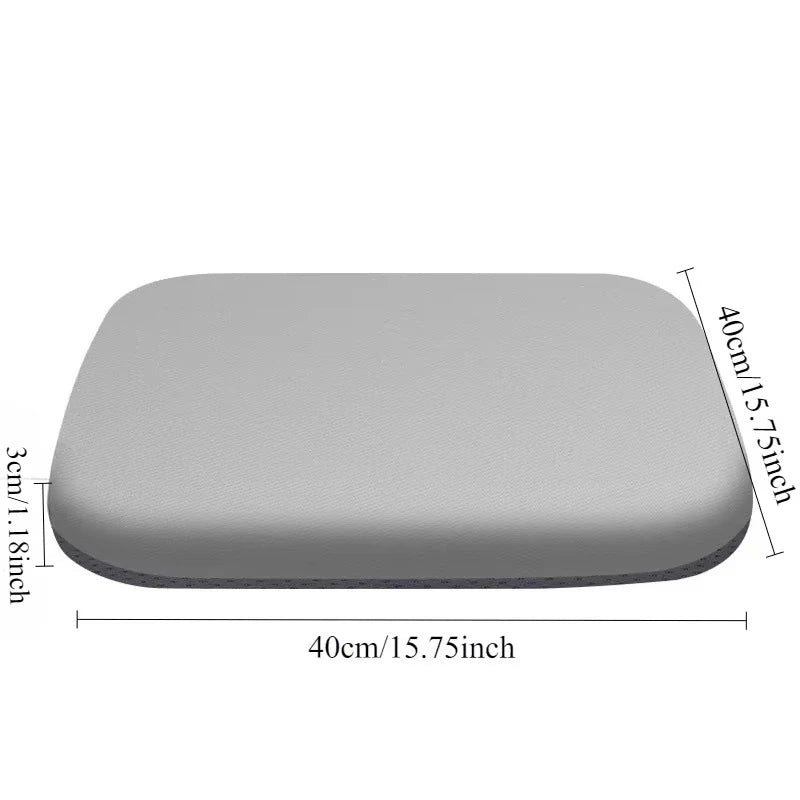 Orthopedic Memory Foam Seat Cushion - Ergonomic Lumbar Support for Car, Office & Home Chairs (3cm Thick)