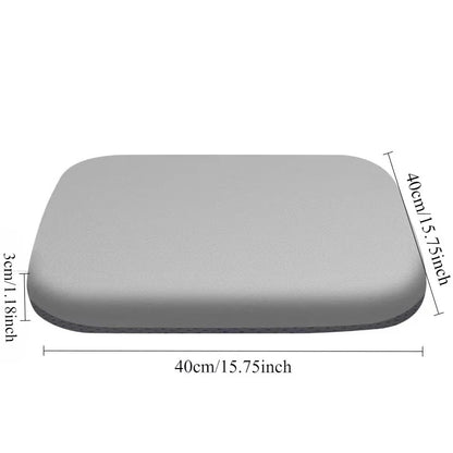 Orthopedic Memory Foam Seat Cushion - Ergonomic Lumbar Support for Car, Office & Home Chairs (3cm Thick)
