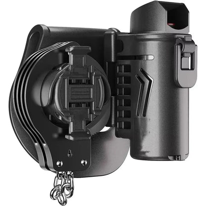 T40 Tactical Drop Leg Holster Gun Belt – Adjustable Molle Low-Ride Pouch for Pistol, Mag, Handcuff & Pepper Spray Storage