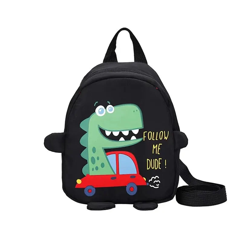 Cute Cartoon Dinosaur Kids Backpack – Anti-Lost Toddler School Bag for Kindergarten & Preschool