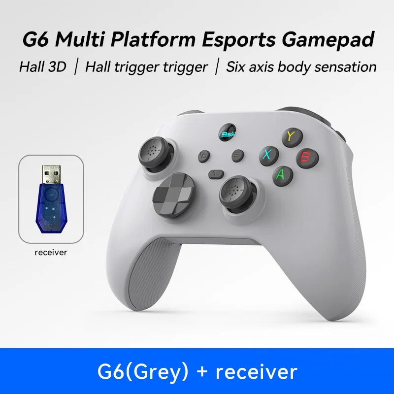 G6 Mobile Game Controller for Switch, iOS, Android & PC with Hall Effect Joystick – Cloud & Streaming GamePad