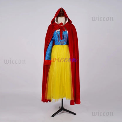 Florian Cartoon Prince Cosplay Costume — Women’s & Kids Cloak Suits for Halloween Evil Queen Theme