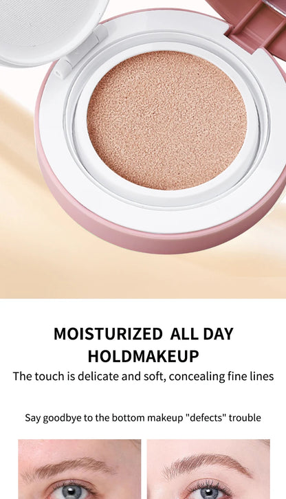 OCHEAL CC Cream Cushion Foundation – Long-Lasting Moisturizing Concealer & BB Cream for Face Makeup