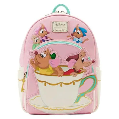 Disney Inside Out Sadness Mini Backpack – PU Leather Cartoon Rucksack for Girls, Cute Cosplay Storage Bag
