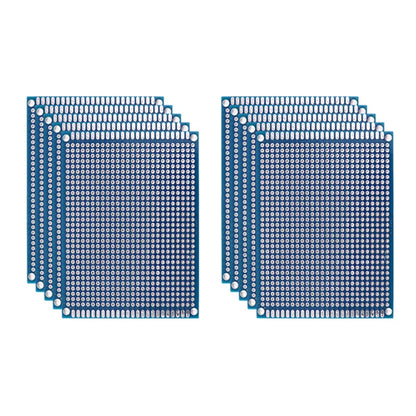 PCB Prototype Boards - Double Sided Blue Circuit Boards for DIY Soldering Projects 5-10PCS