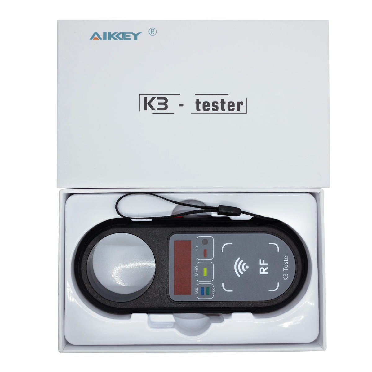 AIKKEY K3 Remote Key Frequency Tester - Portable 100–999MHz ASK/FSK Signal Detector for Automotive Key Testing