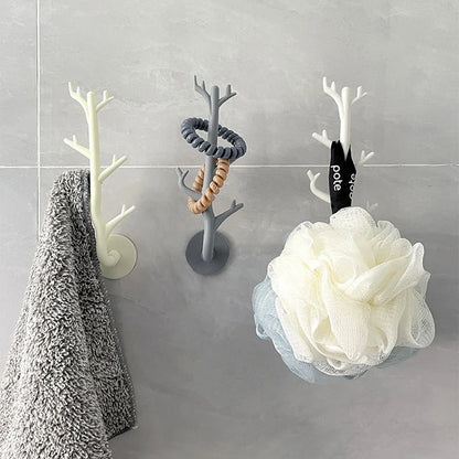 Branch Hook Wall Decor Key Holder - Stylish Coat Rack Hanger and Home Storage Organizer