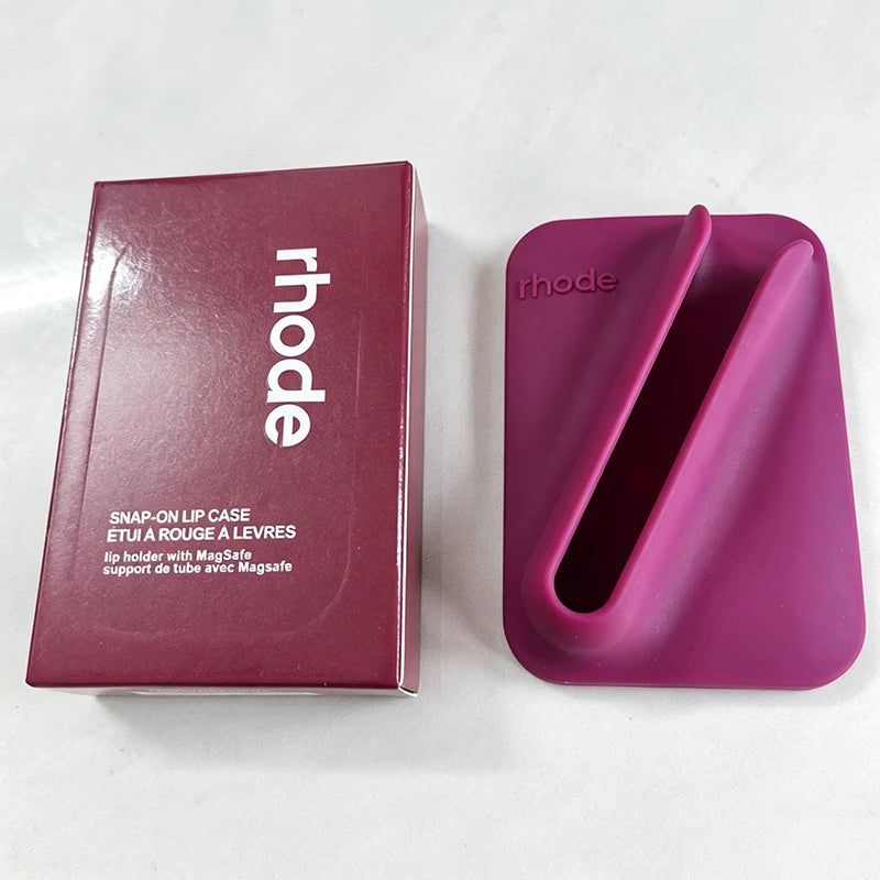 RHODE Magnetic Lip Case - MagSafe Compatible iPhone Cover with Lip Gloss Holder for iPhone 17 Air 16 15 14 13 12 11 Pro Max