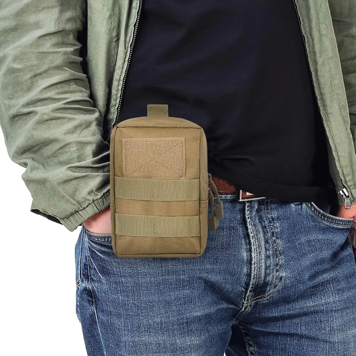 Outdoor Molle Waist Bag – Utility EDC Tool Pouch, Phone Holder for Hiking, Camping & Hunting