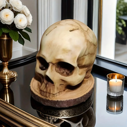 Skull Skeleton Kitchen Knife Holder - Horror Style Storage Rack and Decor