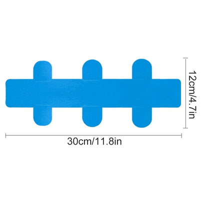 Kinesiology Achilles Tendon Tape - 10-Piece Elastic Athletic Support for Ankle and Achilles