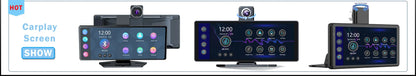 Aprilboy K6 4K WIFI Dash Cam - Front & Rear Dual Lens, 1080P Night Vision, Parking Monitor, Mini Car DVR