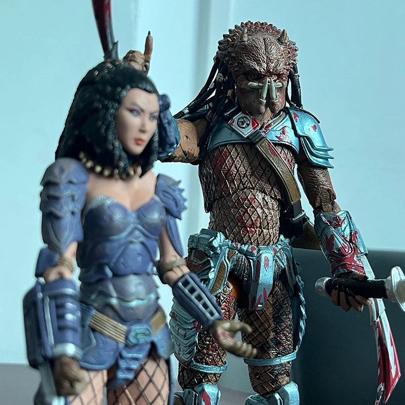 Alien vs Predator Elder Predator Action Figure – Machiko Noguchi Model Collectible for Birthday Gifts