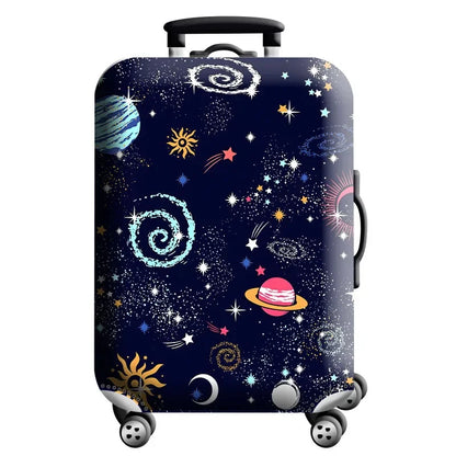 Stretch Fabric Luggage Cover — Dustproof Suitcase Protector for 18-32 Inch Travel Bags