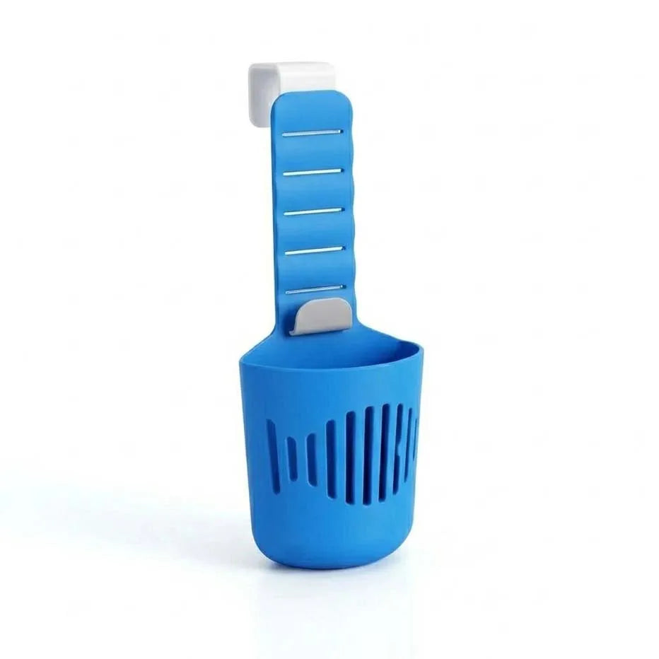 Silicone Toilet Tank Tablet Holder - Hanging Cleaner & Deodorizer Organizer