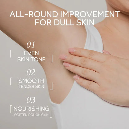 QUIYUM Underarm & Body Brightening Cream 30g – Dark Spot Corrector for Armpits, Knees & Elbows, Melanin Removal & Skin Tone Care Cream
