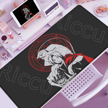 Fullmetal Alchemist XXL Gaming Mouse Pad – Large Anti-Slip Keyboard Desk Mat for Home & Office