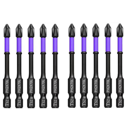 5–60PCS PH2 Magnetic Impact Driver Bit Set – Alloy Steel Cross Screwdriver Bits for Drill & Screw Driving Non-Slip Tool Kit