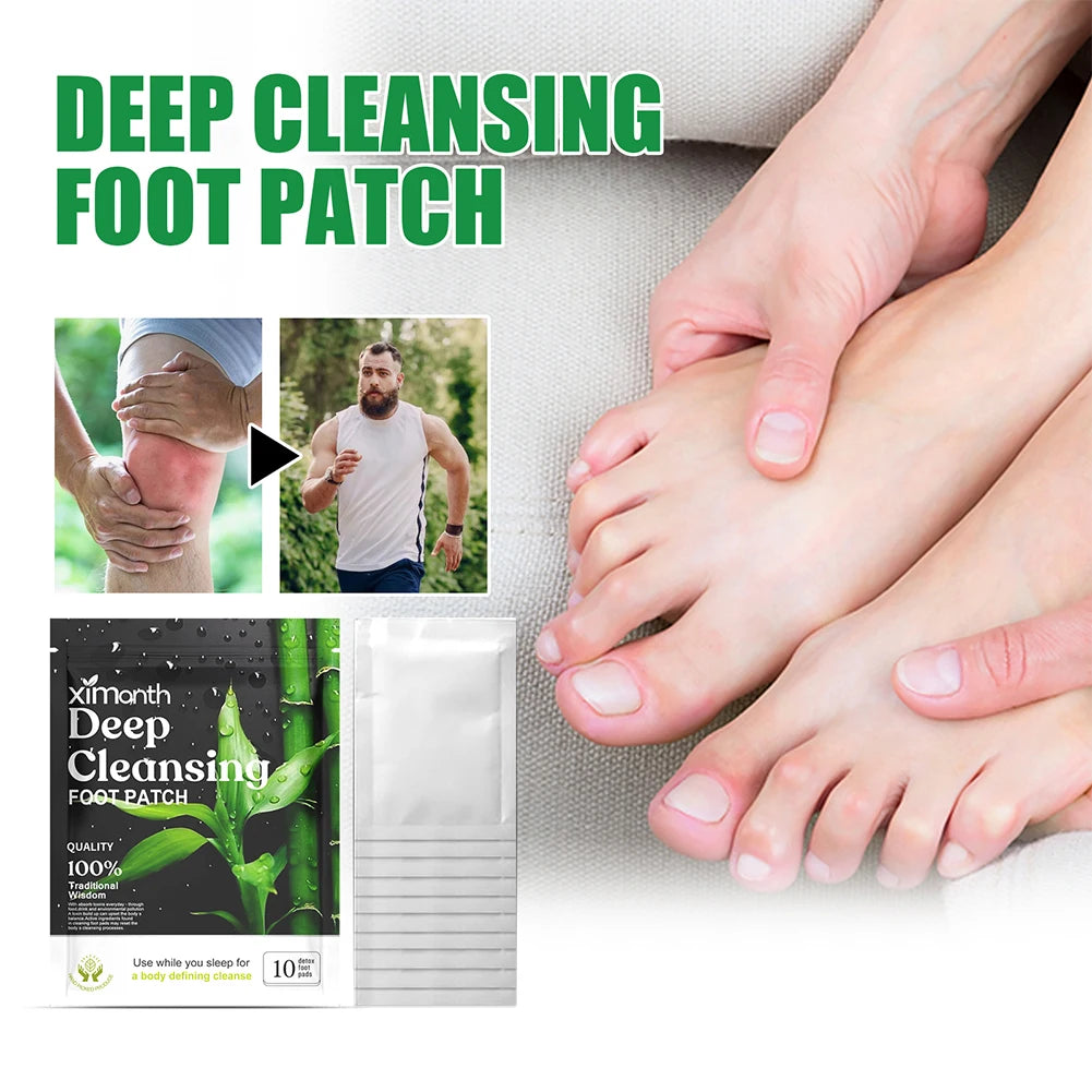 10-200PCS Detox Foot Patches – Herbal Stress Relief & Deep Sleep Aid | Foot Care & Body Detox Stickers
